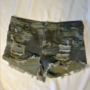 Mossimo Camo Jean Shorts